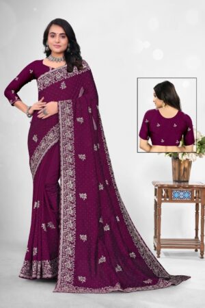 Vichitra silk