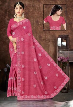 Simar Gold Fabric With Siroski